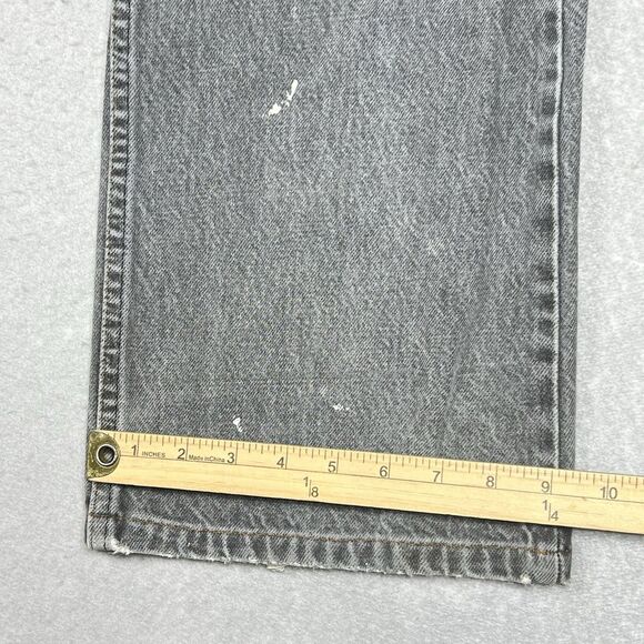 VTG 80’s Levi’s Jeans 517 Bootcut Light Wash Gray Denim Made in USA ACTUAL 38x27 - Picture 9 of 15